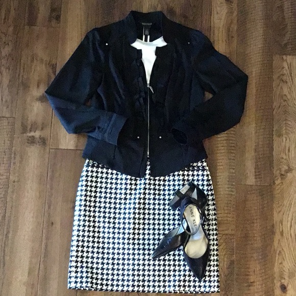 White House Black Market Dresses & Skirts - Houndstooth Skirt NWT